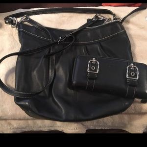 Coach purse and wallet